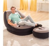 INTEX Sillón inflable con puf Ultra Lounge Relax