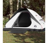 vidaXL Tienda de campaña iglú 4 personas tela opaca impermeable blanco