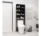 vidaXL Armario de lavadora gris 64x24x190 cm