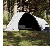 vidaXL Tienda de campaña iglú 4 personas tela opaca impermeable blanco