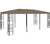 vidaXL Cenador gris taupe 6x3 m