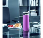 Leifheit Botella de termo Flip morado 600 ml