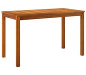 vidaXL Mesa de jardín madera maciza de acacia 110x55x67 cm