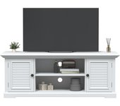 vidaXL Mueble para TV madera de ingeniería blanco 110x30x41 cm