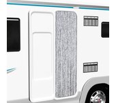 vidaXL Cortina mosquitera plateada chenilla 56x200 cm