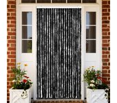 vidaXL Cortina mosquitera de chenilla gris antracita 90x220 cm