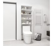 vidaXL Armario de lavadora blanco 64x24x190 cm