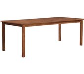 vidaXL Mesa de jardín madera maciza de acacia 200x100x74 cm