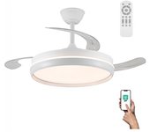 Ventilador led aspas retráctiles michu evo cct dim (72w)