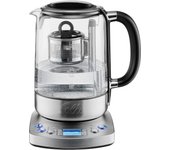Solis Tea Kettle Automatic 5518 - Hervidor de agua con ajuste de temperatura - Tetera - Función temporizador - colador de té integrado - Jarra de 1,7 litros