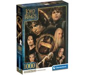 Clementoni-El Señor de los Anillos Lord of The Rings-1000 Piezas-Puzzle, póster Incluido, Rompecabezas de películas Famosas, diversión para Adultos, Fabricado en Italia, 39907, Multicolor