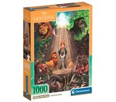 Clementoni The Lion King, Puzzle de 1000 Piezas para Adultos y Niños de 14 Años, Disney, Caja Compacta, Juego de Habilidad para Toda La Familia, Fabricado en Italia, Multicolor (39902)