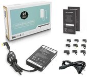 Cargador para portátil universal automático 90w slim / 10 conectores / movano