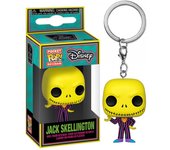 Funko Pop! Keychain: Disney The Nightmare Before Christmas - Blacklight - Jack Skellington - Minifigura de Vinilo Coleccionable Llavero Original - Relleno de Calcetines - Idea de Regalo - Movies Fans