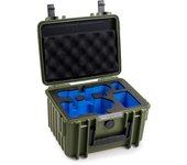 B&W - Maletín de Transporte para dji Mini 4 Pro Drone y Fly More Combo - Type 2000 Bronze-Verde - Impermeable según certificación IP67, Resistente al Polvo, irrompible e Indestructible