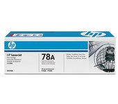 HP 78A CE278A Negro, Cartucho Tóner Original, de 2.100 páginas, para impresoras HP LaserJet Pro P1566, P1606dn, M1530, M1536 y M1536dnf