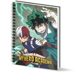 Karactermania My Hero Academia Battle Cuaderno A4 Papel Cuadriculado, Verde Militar