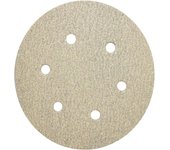 Klingspor 147124 Discos con Soporte de Papel con Sujeción Velcro, PS 33 CK, 60 Grano, 150 mm Diámetro, GL S3 Forma de Perforación