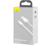 Baseus TZCALZJ-02 cable de teléfono móvil Blanco 1,5 m USB A Lightning