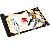 Japanime Games Evangelion: Alfombrilla de juego EVA 00 para juegos | Tamaño grande (24 x 14 pulgadas) | Superficie de neopreno premium, base antideslizante | Tus héroes favoritos