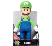 Super Mario Nintendo Peluche Luigi de 35 cm Totalmente Articulado - Luigi Tiene Grandes Detalles Juguete para Niños 3 Años +