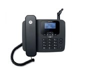 Motorola Voice - FW410L Teléfono Fijo Inalámbrico 4G, Wifi HotSpot, Tarjeta SIM, Respaldo de Batería, Manos Libres, GSM Quad Band, Transferencia de Llamadas