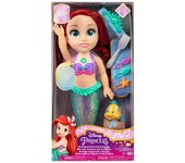 isney Princess My Singing Friend Ariel Feature Doll, 14” / 35 cm Tall Doll Sings 'Part of Your World', Accessories Included For Added Play, Perfect For Girls Aged 3+