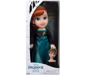 Frozen 2 Anna Doll en Traje de epílogo iónico, par de Zapatos y Pendientes incluidos, muñeca Anna de 14 Pulgadas, muñeca Cualquier Fan Frozen 2 Anna para niñas de 3 años