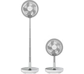 Cecotec Ventilador Portátil Plegable EnergySilence 800 FoldAir Portable. Batería 7200mAh, Diseño Extensible y Ajustable, 5 Aspas Aerodinámicas, 8 Pulgadas, 3 Velocidades, Fácil Control