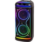Trevi XFest XF 650 KB - Altavoz inalámbrico portátil de 100 W, Altavoz con micrófono dinámico Incluido, entradas USB, Micro SD y AUX-IN, función TWS, Karaoke Party Speaker, Ideal para Fiestas o