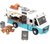 Kit de construcción original-joyside series retro food truck 19 cm