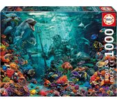 Educa - Puzzle de 1000 Piezas para Adultos | Arrecife de Coral Poseidón. Incluye Pegamento Fix Puzzle. Medidas: 68 x 48 cm. A Partir de 14 años (20174)