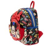Loungefly Disney Mickey and Friends - Mini mochila clásica con soporte para orejas