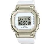 Reloj de pulsera CASIO G-Shock - GM-S5600G-7ER correa color: Blanco Dial LCD Blanco Hombre