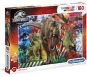 Clementoni- Puzzle Jurassic World 180pzs Park Infantil, Color, One Size (29106)