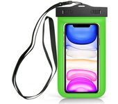 Sovica Funda Impermeable Compatible con Oneplus 6 Certificado IPX8 Funda acuatica Bolsa Sumergible Waterproof Case (Verde)