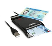 Hamlet HUSCR-NFC - Lector de Tarjetas Inteligentes USB y sin Contacto NFC para Tarjeta de identificación electrónica CIE 3.0