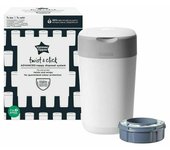 Contenedor para pañales Twist & Click de Tommee Tippee, sistema más ecológico, Blanco