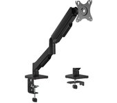 iggual Soporte Monitor Articulable.- Sujeción Pinza, para Monitor de 17" a 32".- Soporta máximo 9Kg.- Ajustable: Altura, Inclinación, Rotación y Giro Compatible Pantallas Curvas.- SPMP01-A
