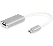Adaptador de gráficos DIGITUS USB Type-C, USB Type-C a HDMI Type A, 4K Ultra HD 30Hz, 3840x2160 píxeles, aluminio