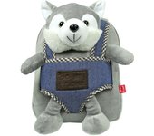 Perletti TOYS Mochila con peluche denim Husky (st12)