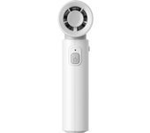 JISULIFE Ventilador de mano, Mini Ventilador Recargable USB, 3600 mAh Personal Maquillaje/Ventilador de Pestañas, Ventilador de Bolsillo Portátil con 5 Velocidades, Para Mujeres Hombres Viajes Gris