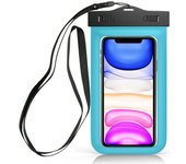 Funda Impermeable Compatible con Samsung Galaxy S10 E Lite Certificado IPX8 Funda acuatica Bolsa Sumergible Waterproof Case (Turquesa)