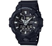 Reloj Casio GA-700-1BER Resina correa color: Negro Dial Negro Analógico - Digital Hombre