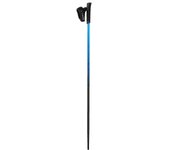 VIKING Bastones de Marcha nórdica - ultraligeros - Correa de Mano con Sistema de Clip - Mango perfilado - Entrenador Profesional, Azul, 110 cm