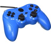 Mando con cable wired controller vx3 azul gioteck ps3