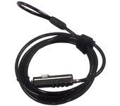 Ewent Candado de Combinación para Portátiles, Cable de Seguridad para Portátiles,Proyectores,Tabletas, Cable de Seguridad de Acero Duradero con Ranuras NANO, Antirrobos Cable de 1,8 Metros de Longitud
