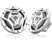 Jvc CS-DR6201MW Altavoces Marinos de 2 vías de 160mm | Altavoces Coaxiales para Barco con Frecuencia de Respuesta 60-18400 Hz y Nivel de Presión del Sonido 87dB/WM. Cono Woofer de Mica Carbón