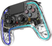Spirit of Gamer Neon Bluetooth Transparente Gamepad Analógico PlayStation 4, Playstation 3
