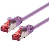 LOGON FTP Cat6 10m - Cable de Red (RJ-45, RJ-45, Macho/Macho, 10/100/1000Base-T(X), Violeta, Cloruro de polivinilo (PVC))